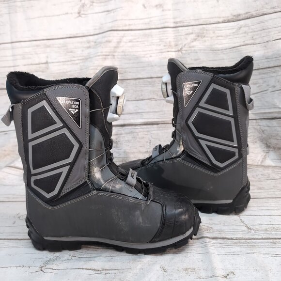 FXR Elevation Lite BOA Snow Boots Black Gray – Men’s 9 / Women’s 11 - Picture 10 of 13